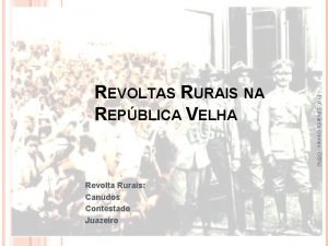 Revoltas rurais contestado