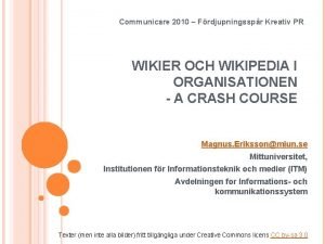 Kreativ wikipedia