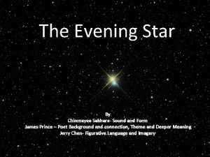 Evening star edgar allan poe meaning