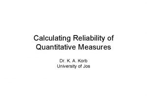 Split-half reliability example