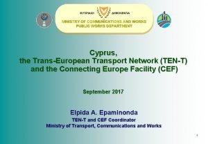 Ministry of communications and works cyprus