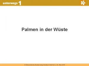 Palmen in der Wste sterreichischer Bundesverlag Schulbuch Gmb