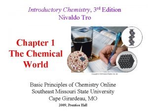 Introductory Chemistry 3 rd Edition Nivaldo Tro Chapter