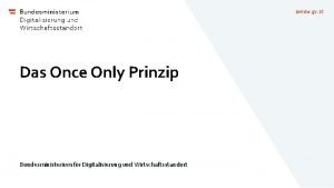 Once-only-prinzip