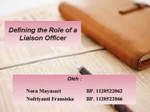 Fungsi liaison officer