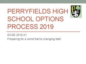 Perryfields high school