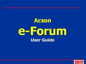 Acson international