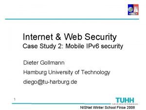 Internet security case study