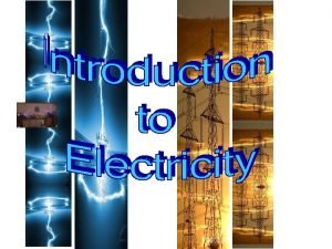 Example of electrical energy