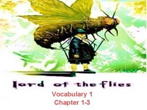 Susurration lord of the flies