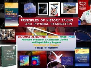 Principles of physical examination