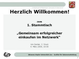 Gemeinsam erfolgreicher einkaufen im Netzwerk Herzlich Willkommen zum