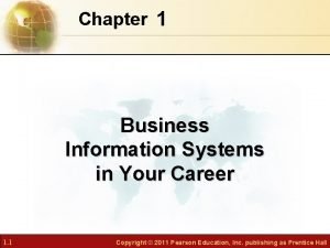Business information systems in your career