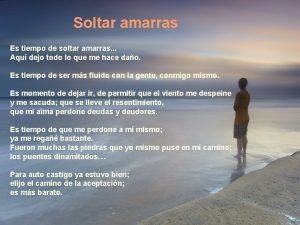 Es tiempo de soltar
