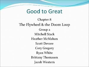 Flywheel and doom loop