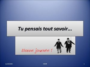 Tu pensais tout savoir 11292020 HENRI 1 11292020