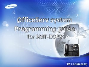 Samsung deskphone manager