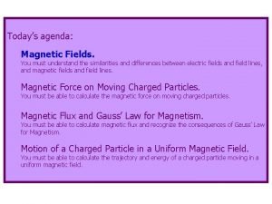 Electric field and magnetic field difference