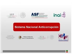 Sistema Nacional Anticorrupcin COMIT DE PARTICIPACIN CIUDADANA N