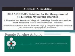 Renato Sanchez Antonio Cardiologia Hemodinmica e Cardiologia Invasiva