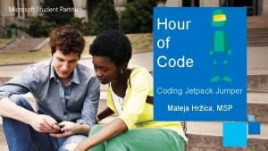 Hour of Code Coding Jetpack Jumper Mateja Hrica