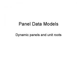 Panel data