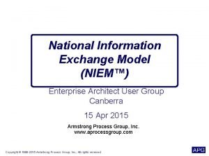 National information exchange model