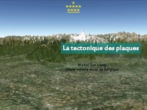 Plaque tectonique belgique