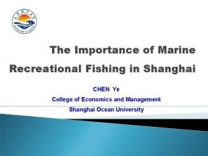 Fishing in shanghai