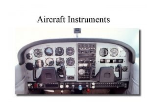 Aircraft Instruments Attitude Indicator Determines the position of