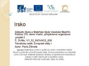 Irsko vodstvo