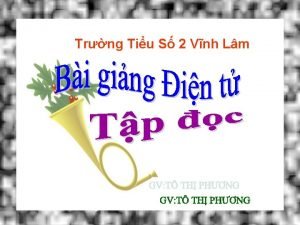 Trng Tiu S 2 Vnh Lm Phng Gio