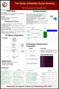 The Study of Reliable Social Sensing Sk Kamruzzaman