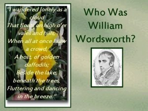 William wordsworth