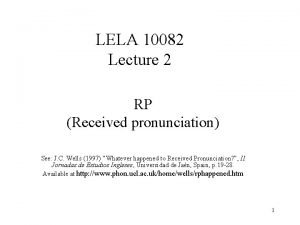 Lela pronunciation