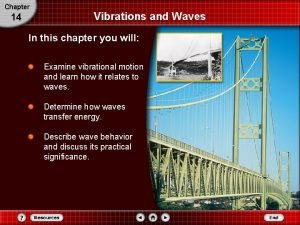 Chapter 14 vibrations and waves