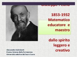 Giuseppe matematico