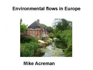 Mike acreman