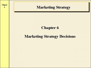 Multisegment marketing strategy