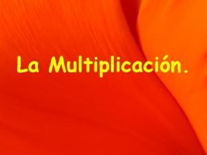 Multiplicacin