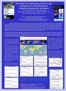 NearReal Time Monitoring of Global Lakes and Reservoirs