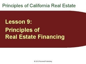 Straight note real estate