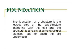A grillage foundation is essentially a A grillage foundation is essentially a