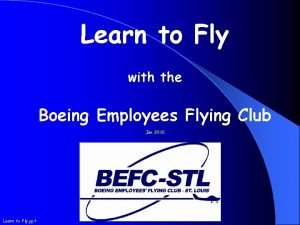 Boeing flying club