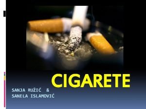 Avangard cigarete