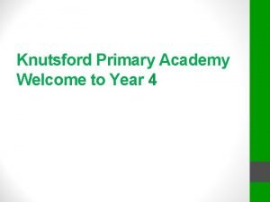 Knutsford Primary Academy Welcome to Year 4 Staff