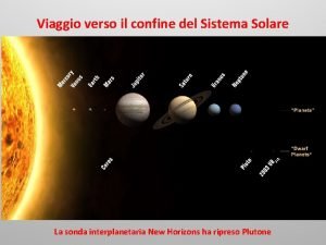Confine sistema solare