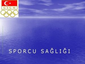 Spor sakatlıkları ve ilk yardım slayt