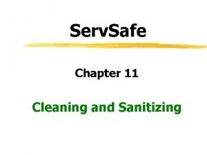 What information should a master cleaning schedule contain?
