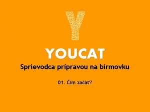 YOUCAT Sprievodca prpravou na birmovku 01 m zaa